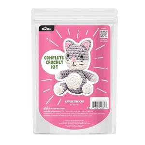 Plaid Crochet Kit Caylee The Cat
