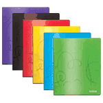 Poly 2-Pocket Portfolio - Embossed Swirl