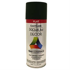 Premium Decor Flat Black Spray Paint