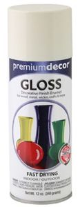 Premium Decor Gloss Ivory Spray Paint