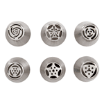 Russian Decorating Tips 6PC Set
