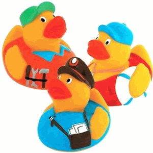 Schylling - Rubber Duckies Assorted Occupation