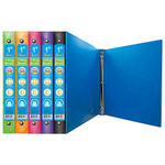 Top Grade 1in Swirl Design Binder Assorted