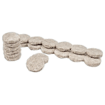 Tru Guard Stick On Round Felt Pads 3/4in