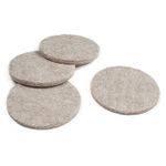 TruGuard 4pk 2.25in Tan Felt Pads
