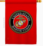Two Group Impressions Flag Marine Corp