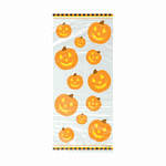 Unique 20ct Pumpkin Cello Treat Bag 5x11