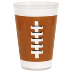 Unique 6PK 16oz Game Face Football Reusable Cups