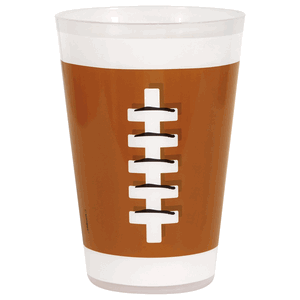 Unique 6PK 16oz Game Face Football Reusable Cups