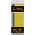 Unique Assorted Pastel Tissue Sheets 10ct