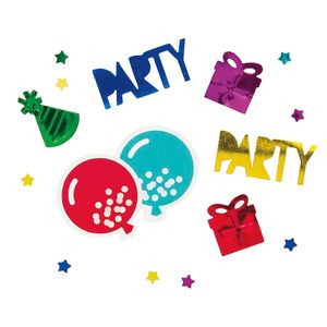 Unique Colorful Party Shapes Birthday Foil Confetti
