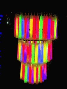 Unique Green Glow Light Stick 6in
