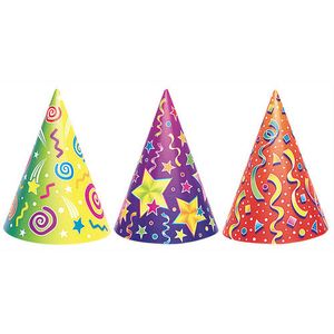 Unique Kaleidoscope Hats Assorted 6ct