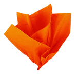 Unique Orange Tissue Sheets 10ct