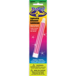 Unique Pink Glow Light Stick 6in