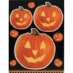 Unique Pumpkin Window Cling