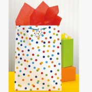 Unique Rainbow Polka Dots Jumbo Gift Bag