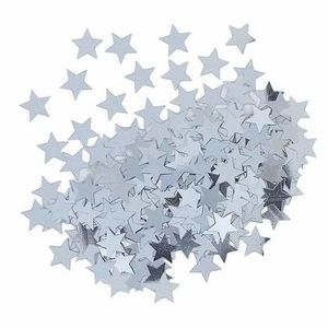 Unique Silver Star Confetti .5oz