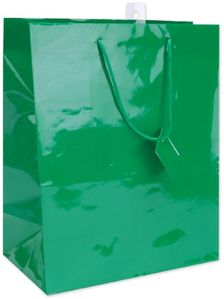 Unique Solid Primary Color Large Gift Bag Assorted