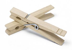 Whitmor 50CT Wood Clothespins
