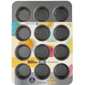 Wilton Non-Stick Silver 12C Muffin Pan