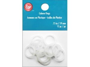 Wrights Boye - Cabone Rings .75in