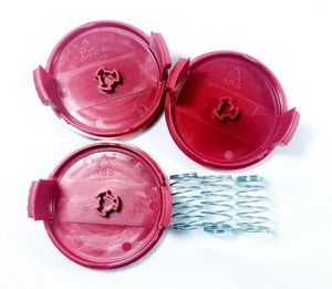 3 Set of Spool Cap & Spring For Black & Decker GH400 GH500 GH600 GH610 TSC04