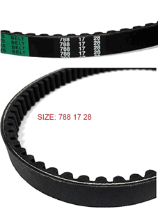 788-17-28 Drive Belt 50cc 150cc 2-STROKE Engine SCOOTER ATV 788-17-28 