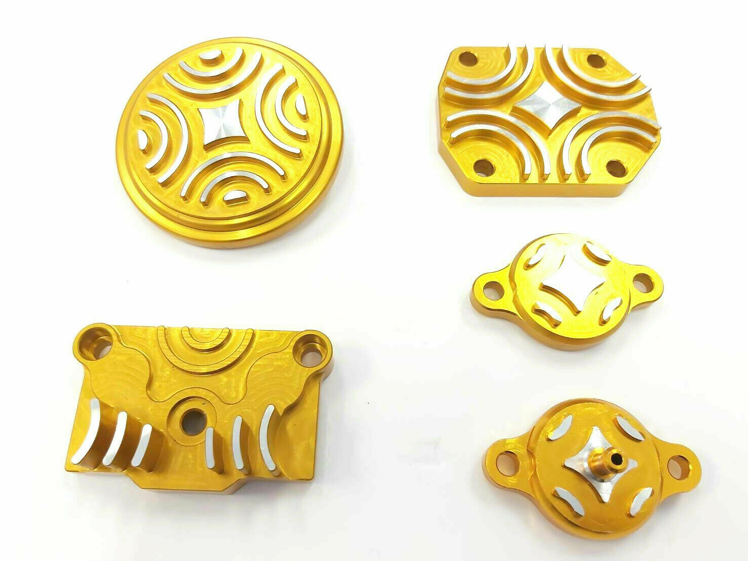 STONEDER Red CNC Aluminum Engine Dress Up Kit For 50cc-125cc Chinese Pit Dirt Bikes & Motorcycles