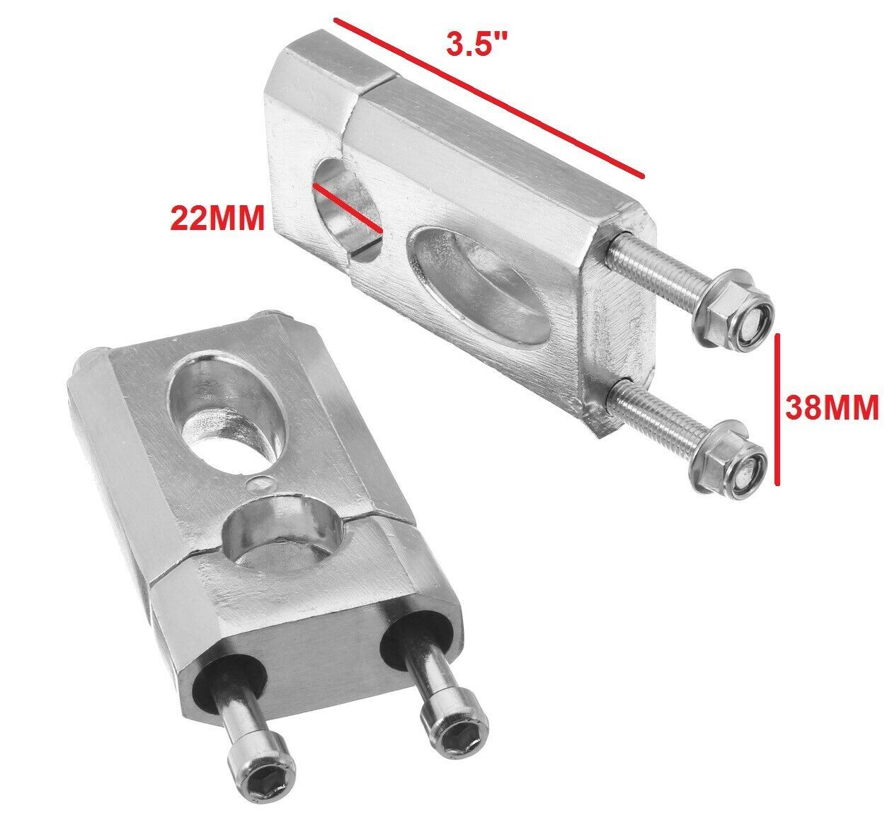 7/8" 22MM HANDLEBAR CLAMPS RISER FOR PIT DIRT BIKE CL01