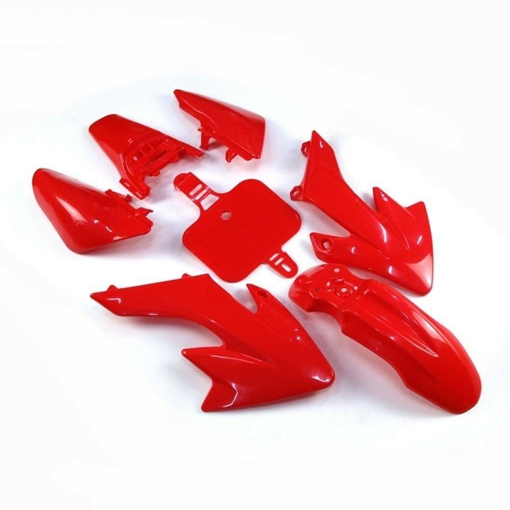 RED PLASTIC KIT HONDA CRF XR XR50 CRF50 50 PIT BIKE PS03