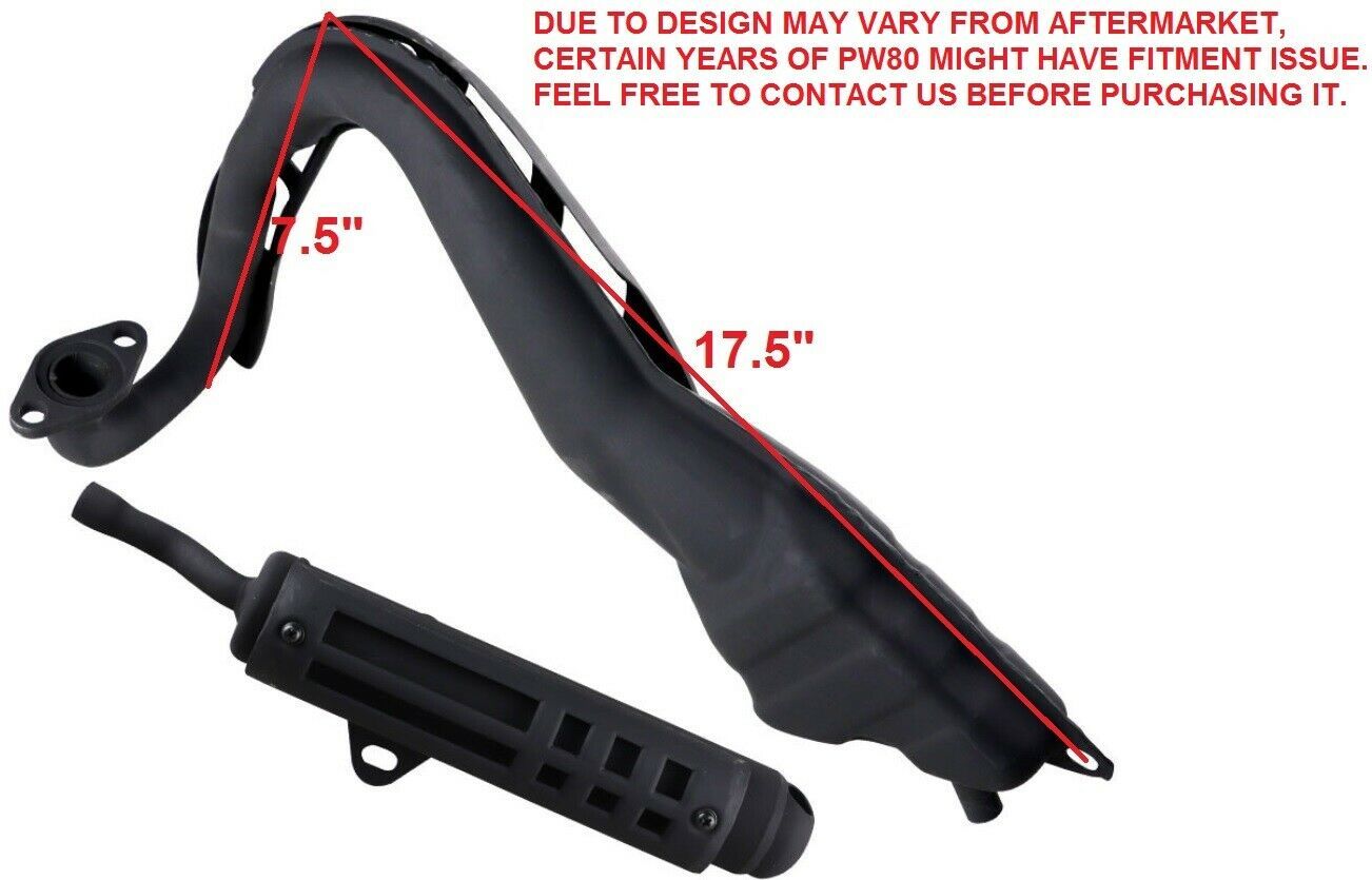 pw80 aftermarket exhaust