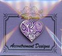 Purple Swirl Heart Mag Friend