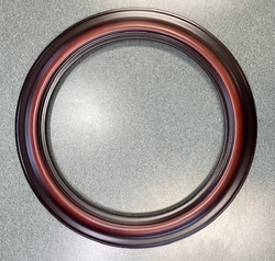 16" Round Frame Rosewood