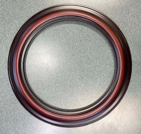 16" Round Frame Rosewood