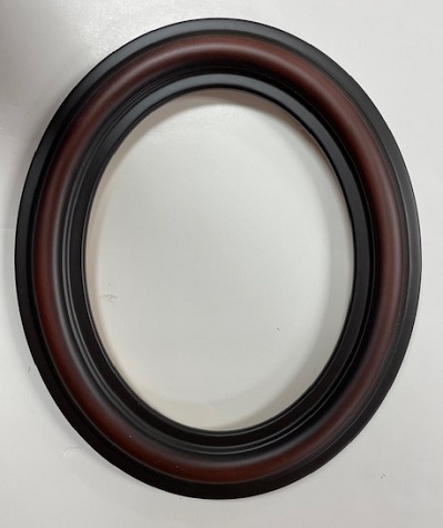 8" x 10" Oval Rosewood Frame