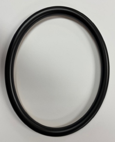 11" x 14" Oval Matte Black Frame