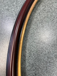 20" Round Frame Rosewood/Gold