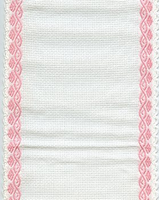 16ct Banding White w/ Pink 5.5"