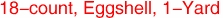 18-count, Eggshell, 1-Yard