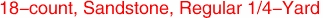 18-count, Sandstone, Regular 1/4-Yard