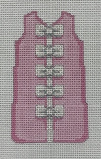 White Bows on Pink Shift