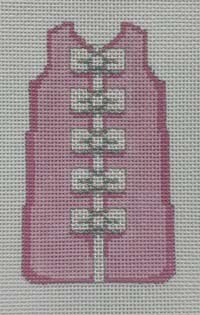 White Bows on Pink Shift