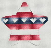 Red, White, and Blue Star