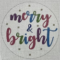 Merry & Bright w/ Gold Dots