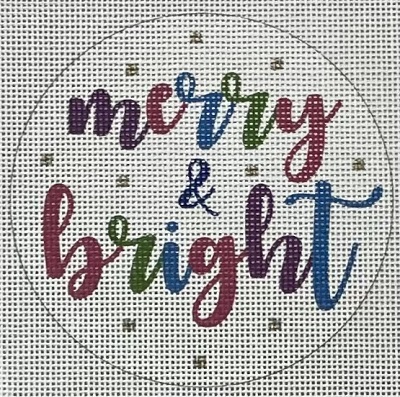 Merry & Bright w/ Gold Dots