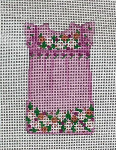 Pink and White Floral Dress
