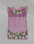 Pink and White Floral Dress