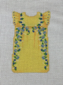 Yellow and Blue Floral Dress