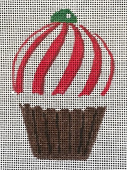 Red Swirl Cupcake